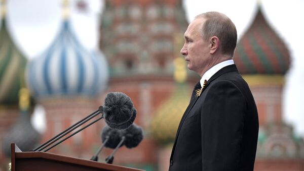 Rusya Devlet Başkanı Vladimir Putin / Zafer Günü kutlaması - Sputnik Türkiye