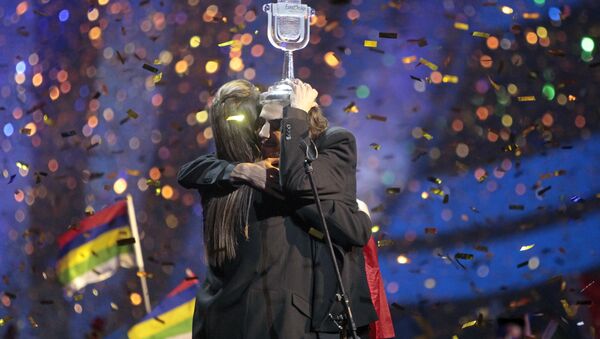 Eurovision 2017 Şarkı Yarışması'nı Portekiz'den Salvador Sobral  'Amar pelos dois' adlı şarkısıyla kazandı - Sputnik Türkiye