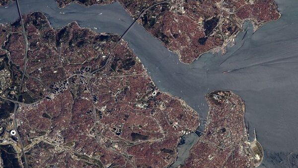 Fransız astronot uzaydan İstanbul boğazını görüntüledi - Sputnik Türkiye