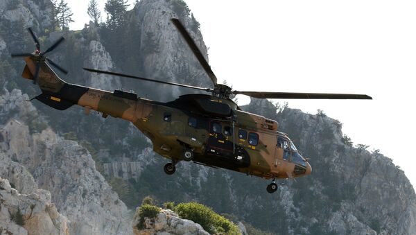 Cougar tipi askeri helikopter - Sputnik Türkiye