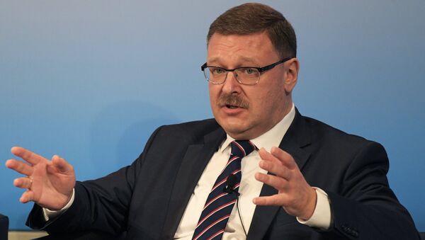 Rusya Federasyon Konseyi Dış İlişkiler Komitesi Başkanı Konstantin Kosaçev - Sputnik Türkiye