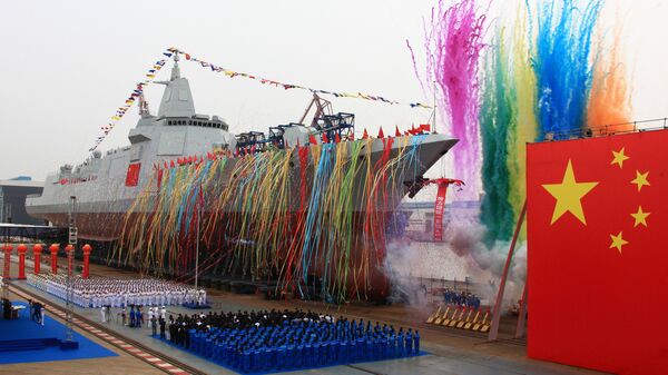 Çin'in yerli tasarım ve üretim yeni nesil destroyeri, ülkenin doğusundaki Şanghay kentinde suya indirildi. Hava ve deniz savunma ekipmanları ile donatılan destroyer, test aşamasına geçti - Sputnik Türkiye