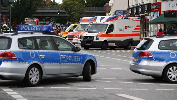 Hamburg saldırı - Alman polisi - Sputnik Türkiye