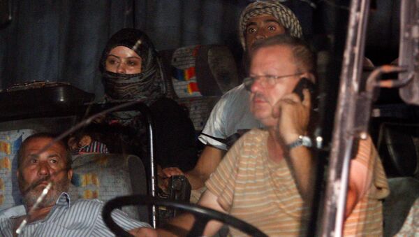 IŞİD mensupları ve ailelerini taşıyan konvoy - Sputnik Türkiye