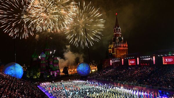 10. Spasskaya Kulesi Festivali'nin kapanış töreni, Moskova. - Sputnik Türkiye