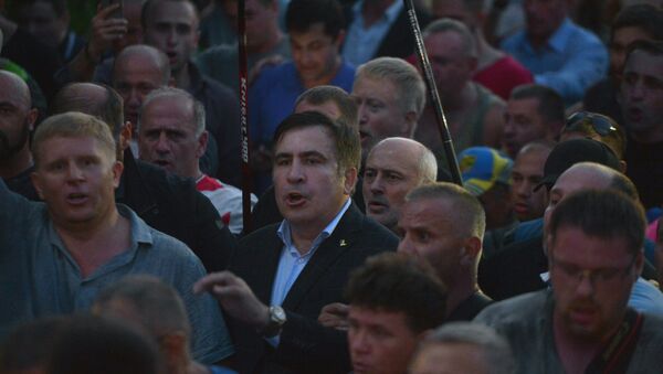 Eski Gürcistan Devlet Başkanı Mihail Saakaşvili - Sputnik Türkiye