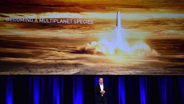 Elon Musk, gezegenler arası ulaşım sistemini tanıttı. - Sputnik Türkiye