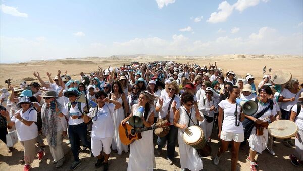 Filistinli ve İsrailli kadınlar, 'barış' için birlikte yürüdü - Sputnik Türkiye