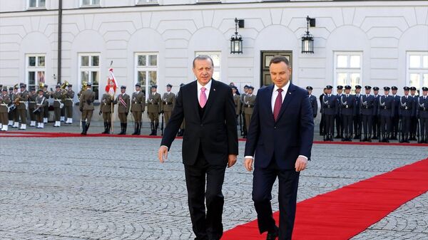 Cumhurbaşkanı Recep Tayyip Erdoğan, Polonya Cumhurbaşkanı Andrzej Duda - Sputnik Türkiye