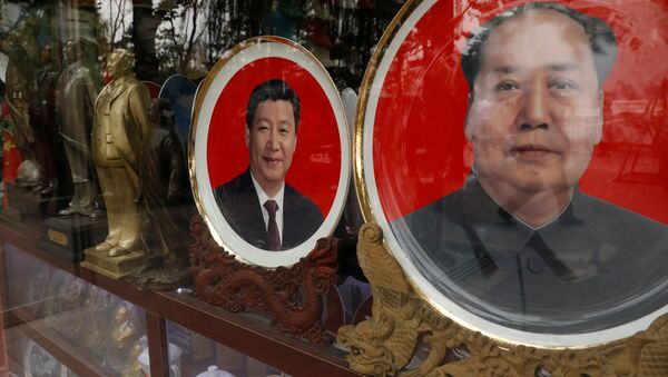 Çin Devlet Başkanı Şi Cinping- Mao Zedong - Sputnik Türkiye
