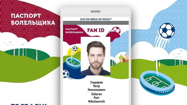 2018 FIFA Dünya Kupası Rusya Taraftar kimliği. - Sputnik Türkiye