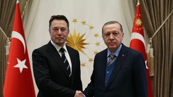 Cumhurbaşkanı Recep Tayyip Erdoğan ve Elon Musk - Sputnik Türkiye