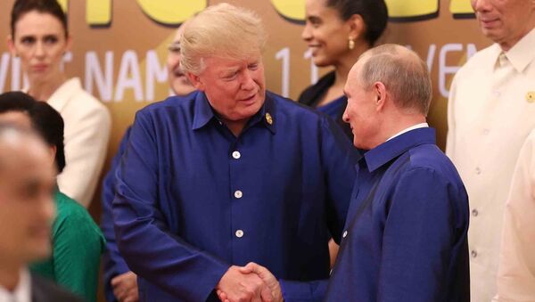 ABD Başkanı Donald Trump ve Rusya Devlet Başkanı Vladimir Putin - Sputnik Türkiye