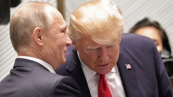 Rusya Devlet Başkanı Vladimir Putin-ABD Başkanı Donald Trump - Sputnik Türkiye