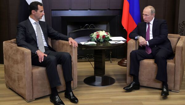 Putin-Esad görüşmesi - Sputnik Türkiye