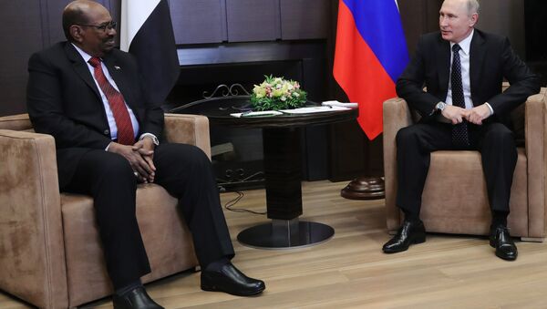 Sudan Devlet Başkanı Ömer Beşir- Rusya Devlet Başkanı Vladimir Putin - Sputnik Türkiye