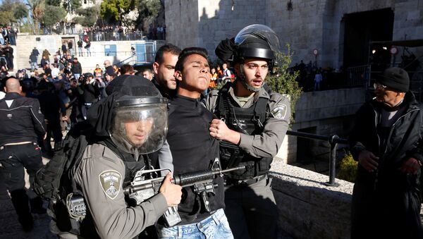 İsrail polisi, Kudüs'te gözaltılara başladı. - Sputnik Türkiye