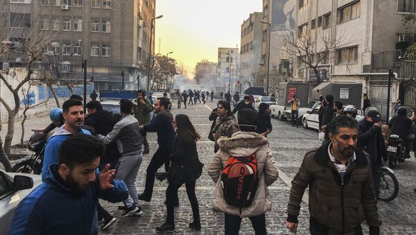 İran-protestolar (Tahran) - Sputnik Türkiye