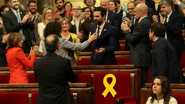 Katalan Parlamentosu Başkanı Roger Torrent - Sputnik Türkiye
