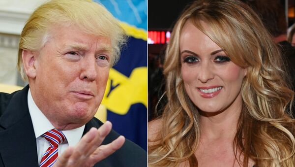 ABD'li porno film oyuncusu Stormy Daniels- ABD Başkanı Donald Trump - Sputnik Türkiye