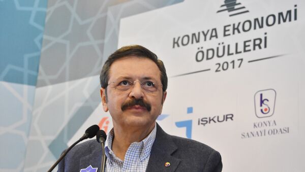 Türkiye Odalar ve Borsalar Birliği (TOBB) Başkanı Rifat Hisarcıklıoğlu - Sputnik Türkiye