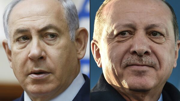 İsrail Başbakanı Benyamin Netanyahu-Cumhurbaşkanı Recep Tayyip Erdoğan - Sputnik Türkiye