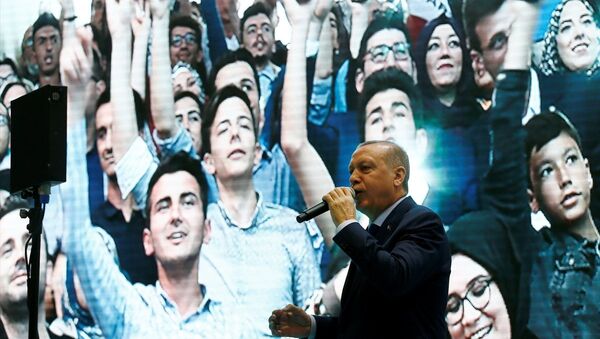 Erdoğan AKP Aydın - Sputnik Türkiye
