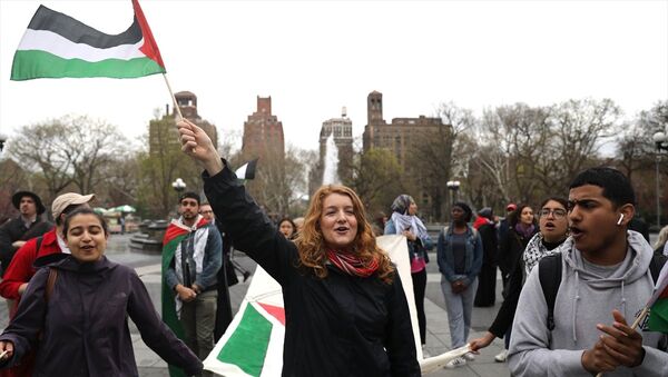 New York'ta Ortodoks Yahudilerin de katılımıyla Gazze protestosu - Sputnik Türkiye