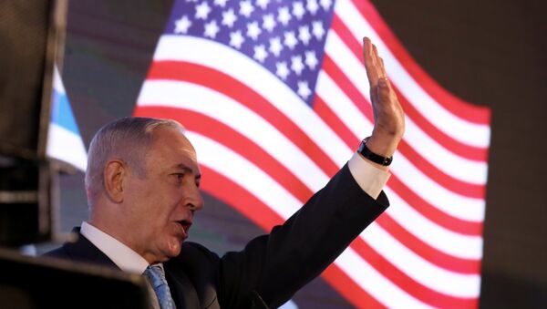 İsrail Başbakanı Benyamin Netanyahu ABD büyükelçiliği galasında konuştu - Sputnik Türkiye