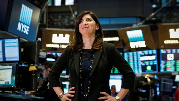 New York Menkul Kıymetler Borsası'nın (NYSE) başkanlığına getirilen Stacey Cunningham - Sputnik Türkiye