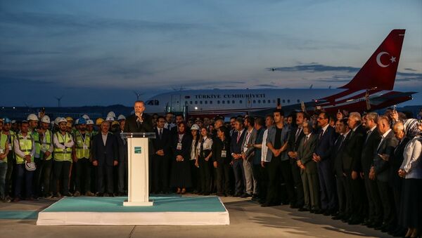 Cumhurbaşkanı Recep Tayyip Erdoğan - 3. Havalimanı - Sputnik Türkiye