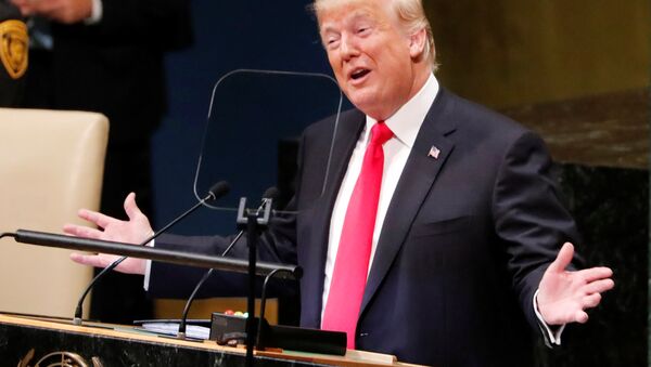 Donald Trump 73. BM Genel Kurulu'nda konuştu. - Sputnik Türkiye
