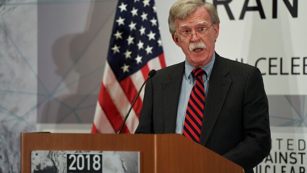 73. BM Genel Kurulu yan faaliyetleri kapsamında Nükleer İran'a Karşı Birleşmişler grubunun zirvesinde ABD Ulusal Güvenlik Danışmanı John Bolton konuştu - Sputnik Türkiye