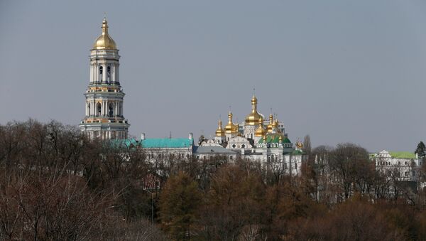 Ukrayna'nın başkenti Kiev'deki Pechersk Lavra Manastırı - Sputnik Türkiye