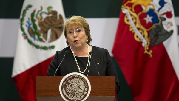 Chile's President Michelle Bachelet. File photo - Sputnik Türkiye