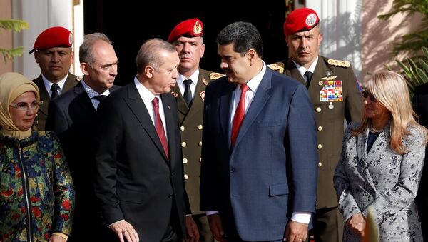 Cumhurbaşkanı Recep Tayyip Erdoğan ve Venezüella Devlet Başkanı Nicolas Maduro - Sputnik Türkiye