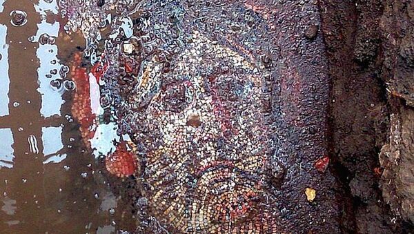 Bursa!da bulunan Roma dönemine ait mozaik - Sputnik Türkiye