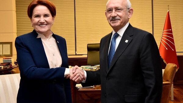 İYİ Parti Genel Başkanı Meral Akşener-CHP Genel Başkanı Kemal Kılıçdaroğlu - Sputnik Türkiye