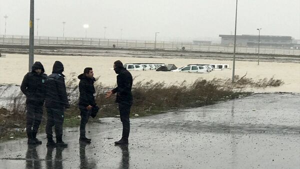 İstanbul Havalimanı, şiddetli yağış - Sputnik Türkiye