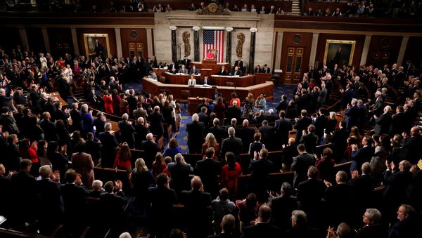 ABD Temsilciler Meclisi sözcülüğüne seçilen Nancy Pelosi'nin ilk konuşması - Sputnik Türkiye