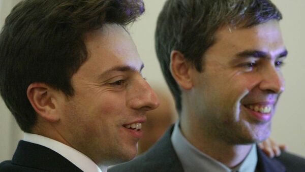 Google'ın kurucusu Larry Page ve Sergey Brin - Sputnik Türkiye