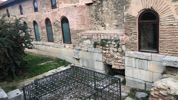 Demir kafesle ‘korunan’ Bizans mozaiği - Sputnik Türkiye
