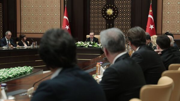 Erdoğan ile sinemacıların buluşmasından: Başkanlık sistemini son 2 haftada idrak ettik, artık ayrılık gayrılık olmaz - Sputnik Türkiye