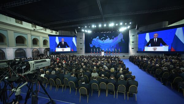 Vladimir Putin'in Federal meclis konuşması - Sputnik Türkiye