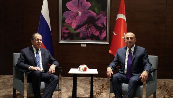 Dışişleri Bakanı Mevlüt Çavuşoğlu- Rusya Dışişleri Bakanı Sergey Lavrov - Sputnik Türkiye