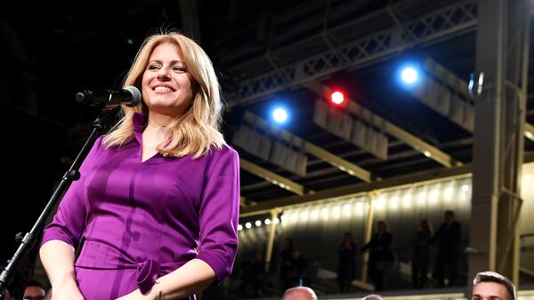 Zuzana Çaputova, Slovakya'nın ilk kadın cumhurbaşkanı seçildi. - Sputnik Türkiye