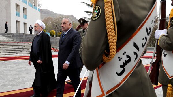 İran Cumhurbaşkanı Hasan Ruhani - Irak Başbakanı Adil Abdulmehdi - Sputnik Türkiye