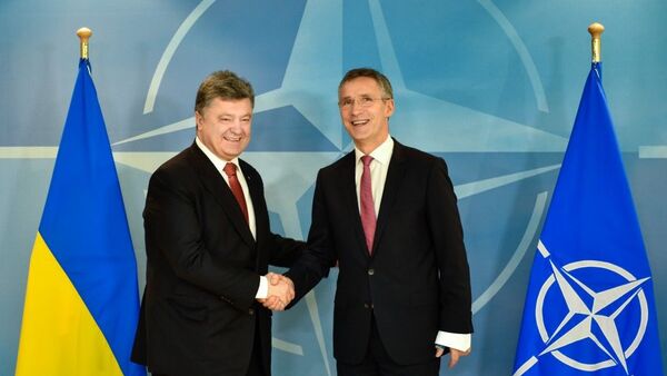 Poroşenko, NATO Genel Sekreteri Stoltenberg ile görüştü - Sputnik Türkiye