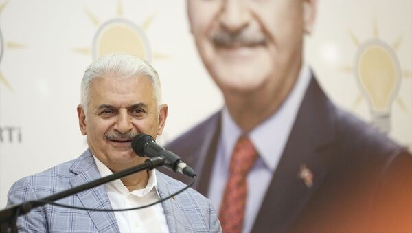 Cumhur İttifakı'nın AK Parti İstanbul Büyükşehir Belediye Başkan Adayı Binali Yıldırım - Sputnik Türkiye