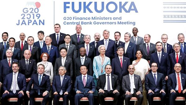 G20 Maliye Bakanları ve Merkez Bankası Başkanları Fukuoka'da toplandı - Sputnik Türkiye